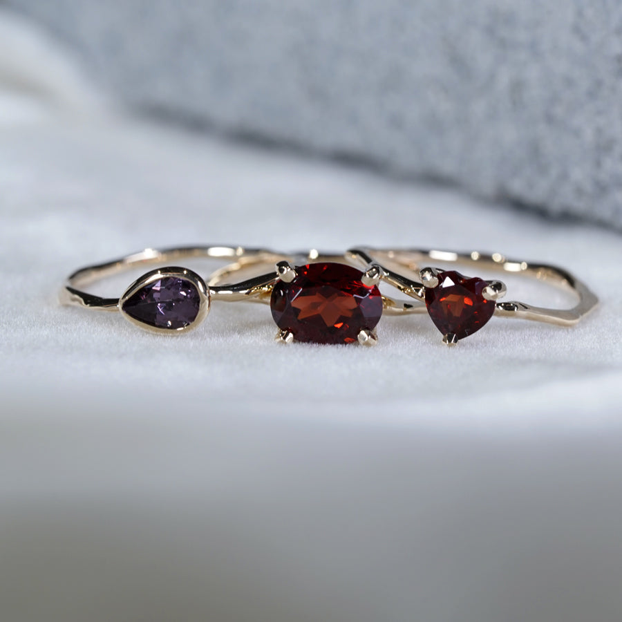Charm Ring No.1452/ Garnet