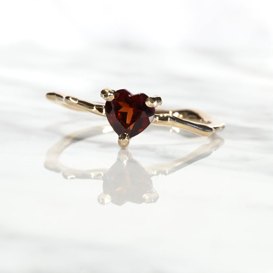 Charm Ring No.1450/Garnet