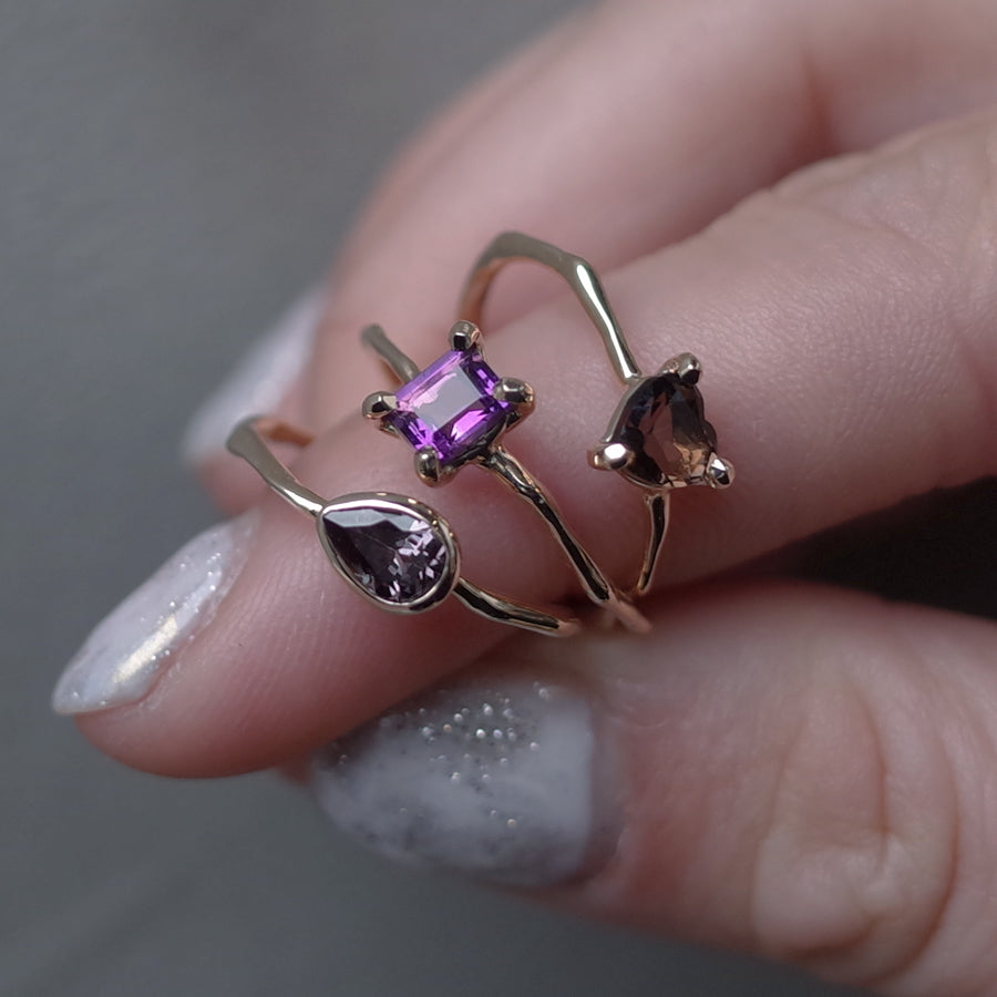 Charm Ring No.1452/ Garnet