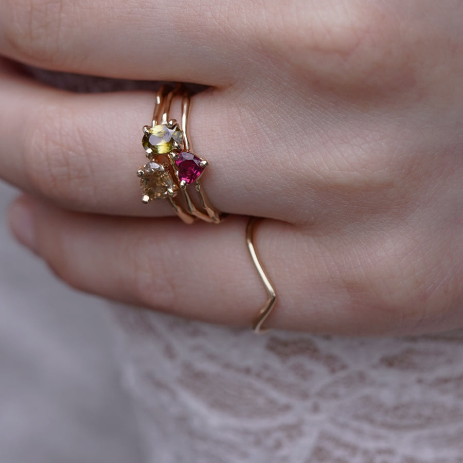 Charm Ring No.1453/ Ruby
