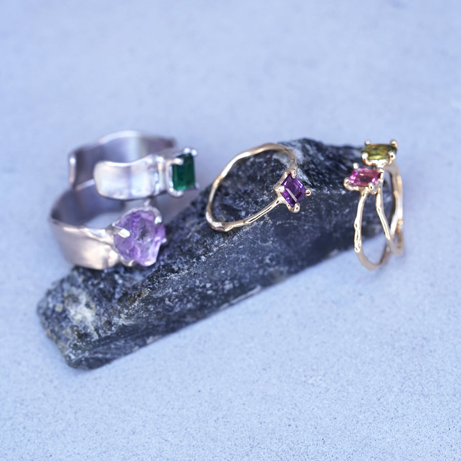 Charm Ring No.1454/ Amethyst