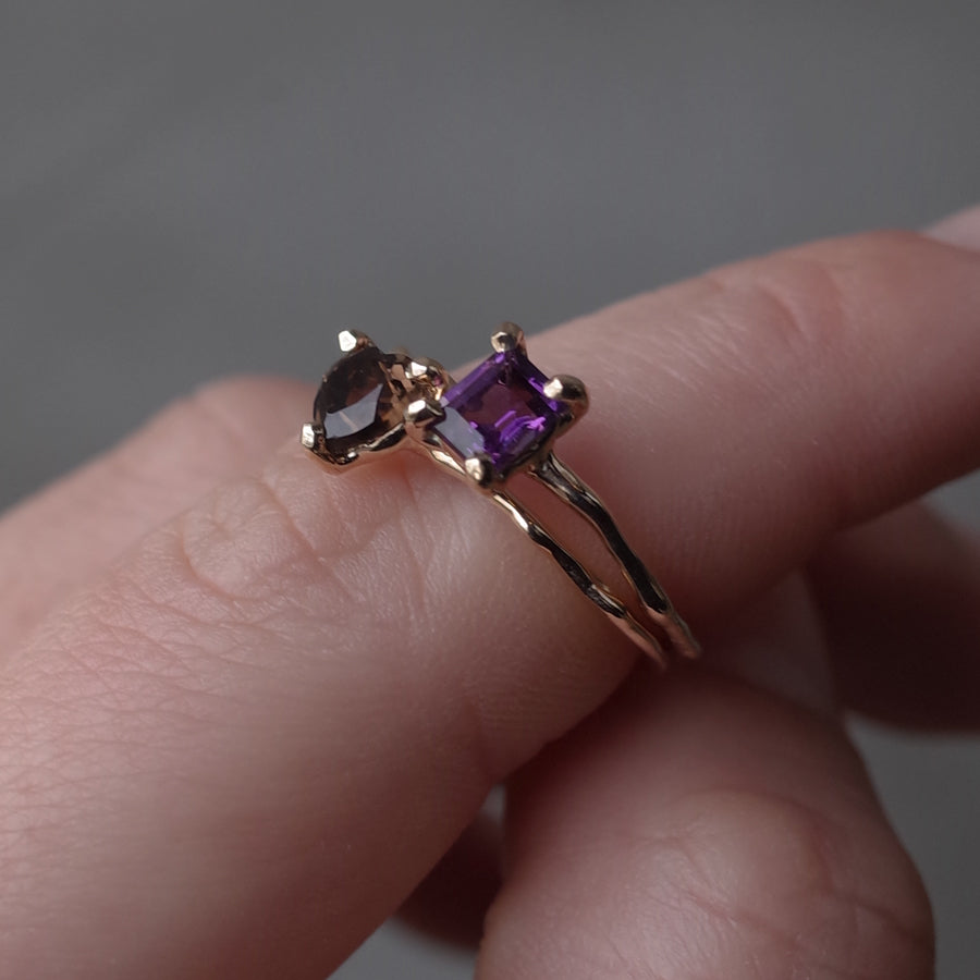 Charm Ring No.1454/ Amethyst