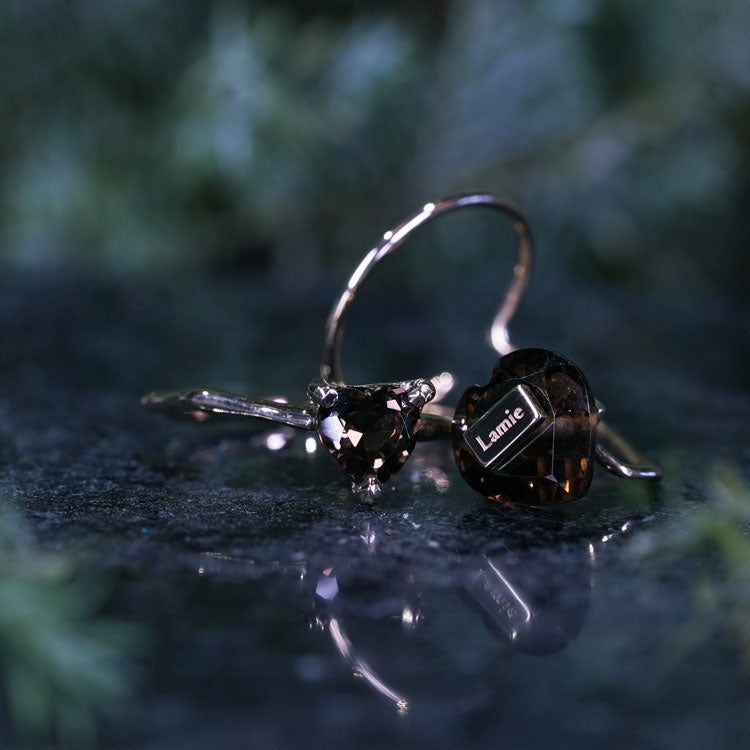 Charm Ring No.1458/ Smoky Quartz