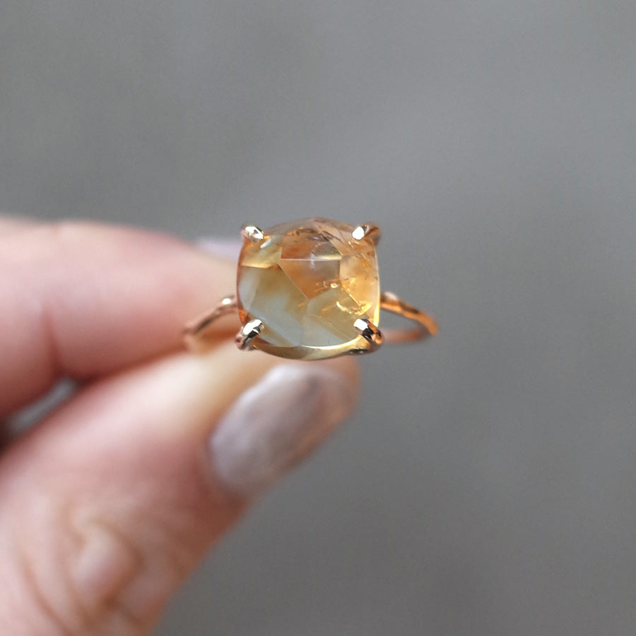Charm Ring No.1474/ Citrine