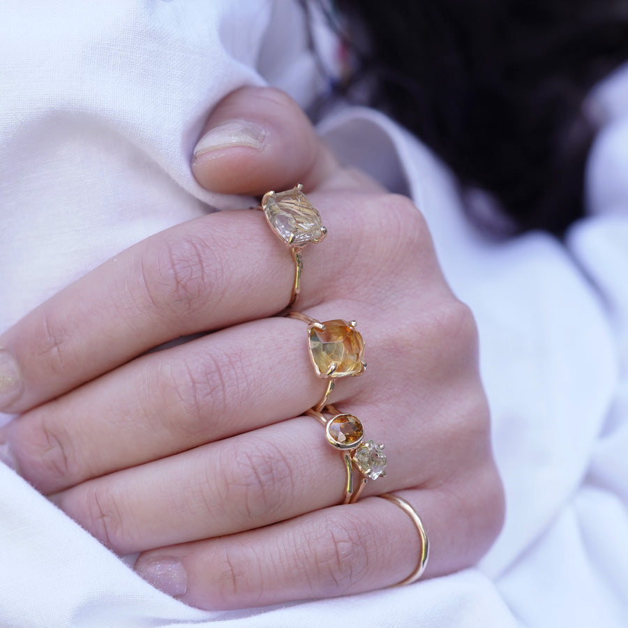 Charm Ring No.1474/ Citrine