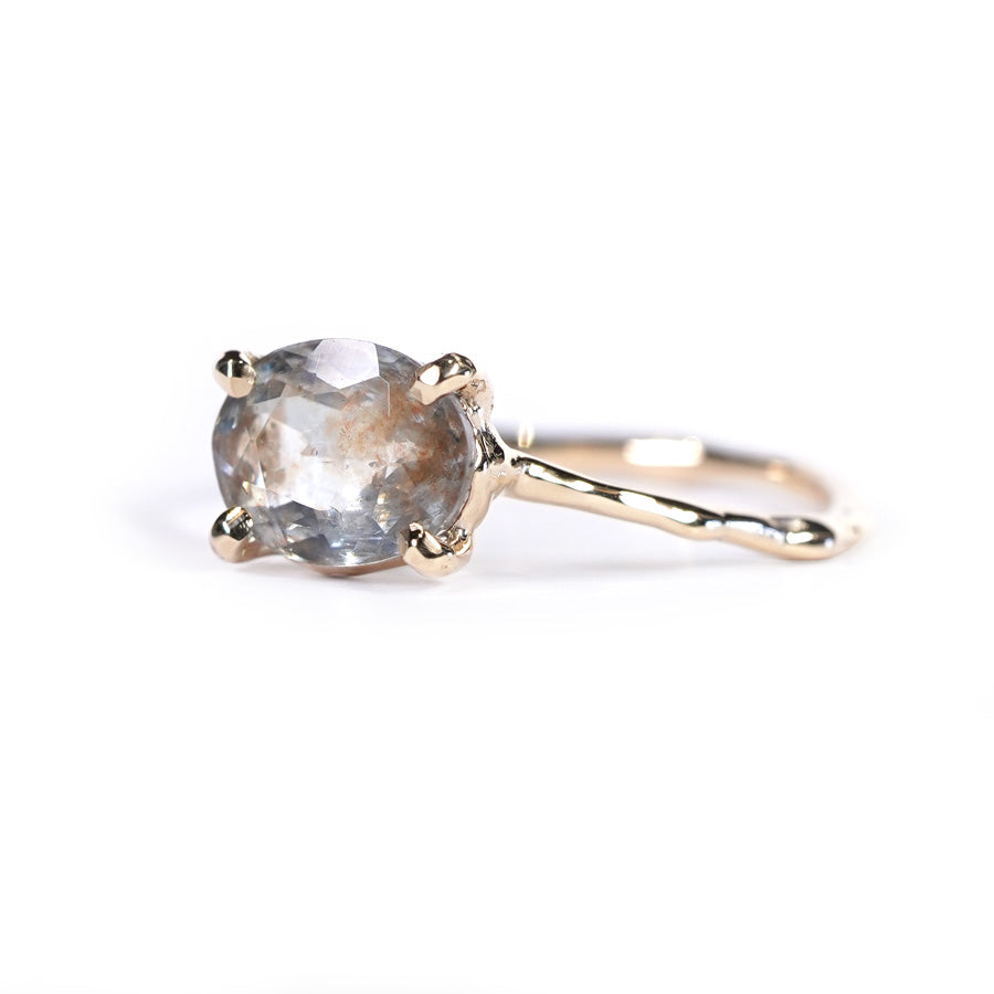 Charm Ring No.1488/ Moss Aquamarine