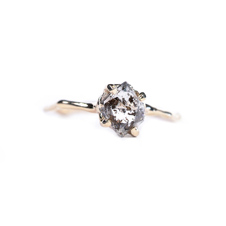 Charm Ring No.1497/ Herkimer Diamond