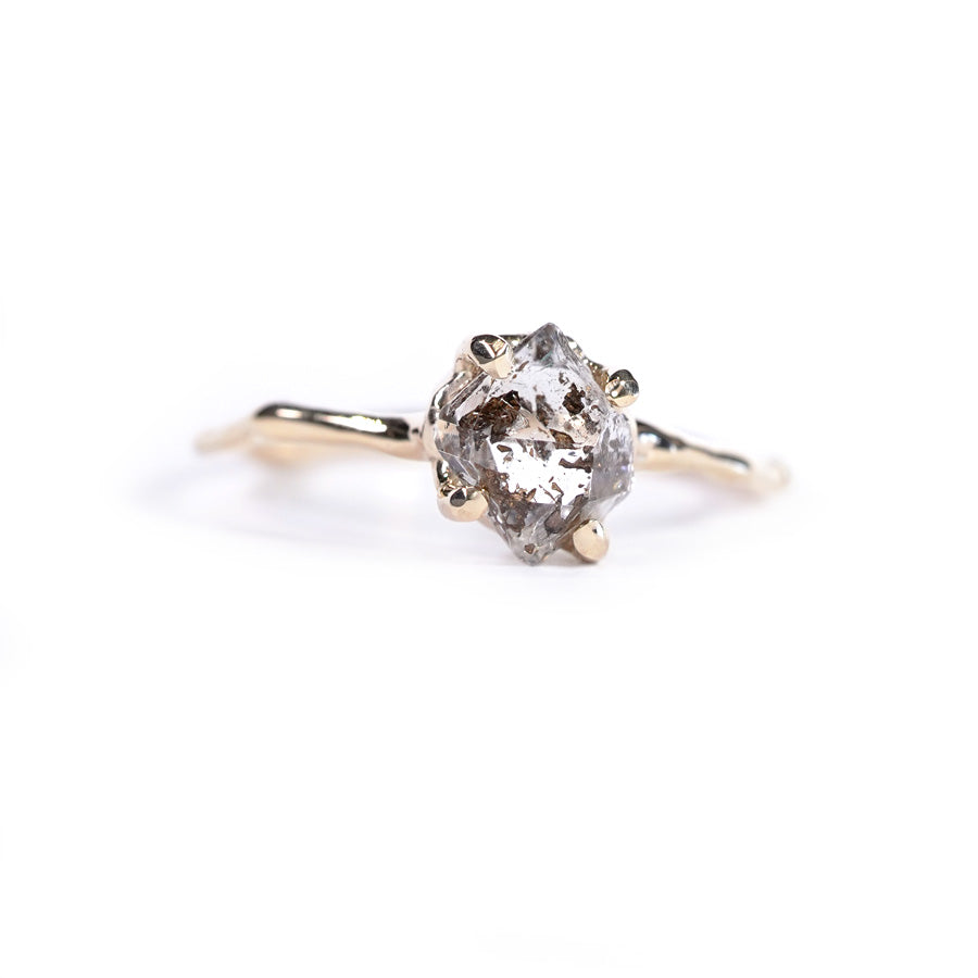 Charm Ring No.1497/ Herkimer Diamond