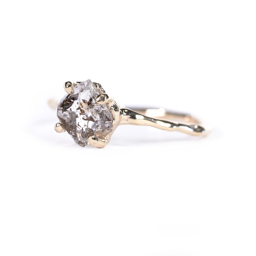 Charm Ring No.1497/ Herkimer Diamond