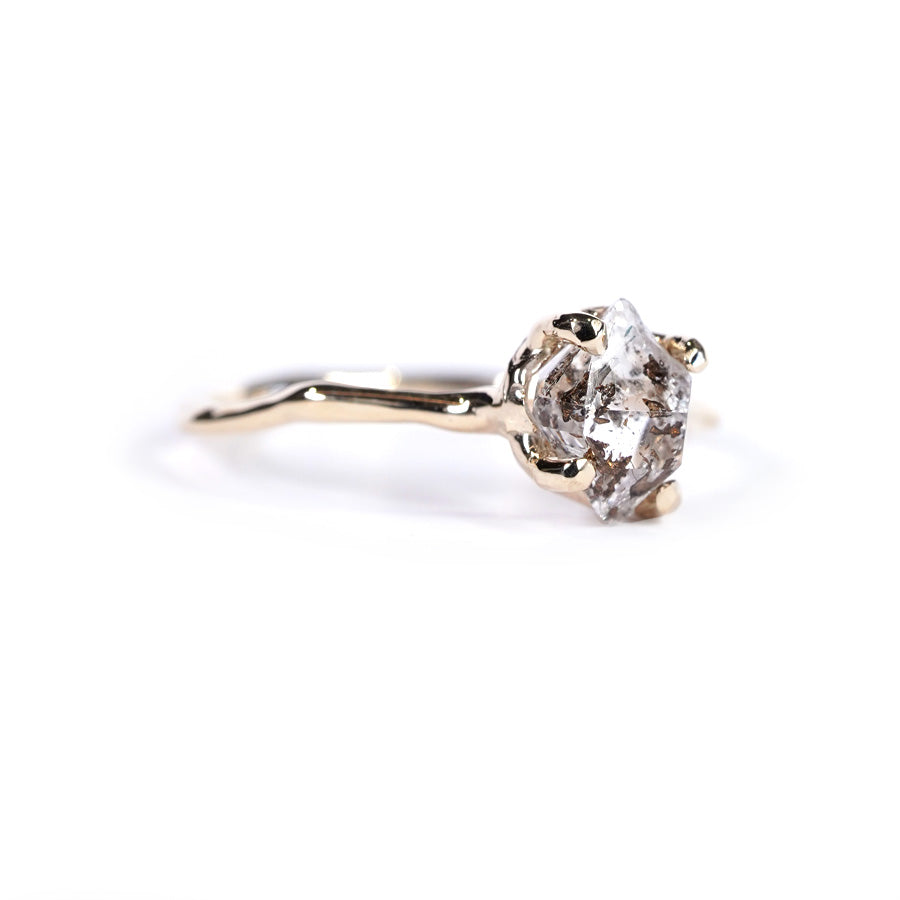 Charm Ring No.1497/ Herkimer Diamond