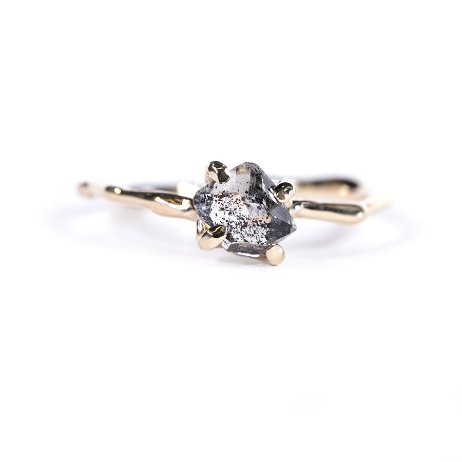 Charm Ring No.1498/ Herkimer Diamond