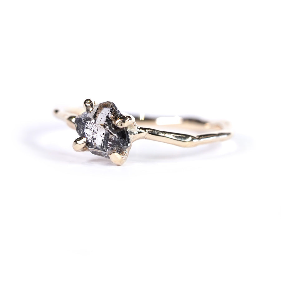 Charm Ring No.1498/ Herkimer Diamond