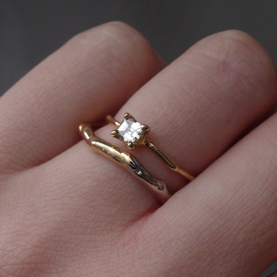 K18 Diamond Ring  №1517