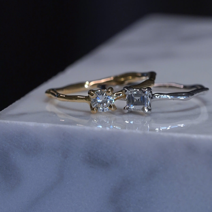 K18 Diamond Ring  №1535