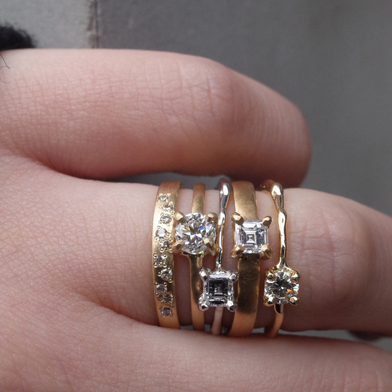 K18 Diamond Ring  №1535