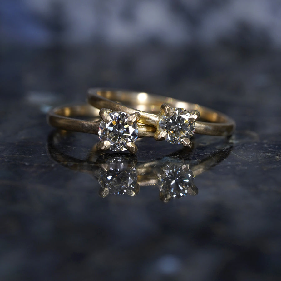 K18 Diamond Ring  №1541