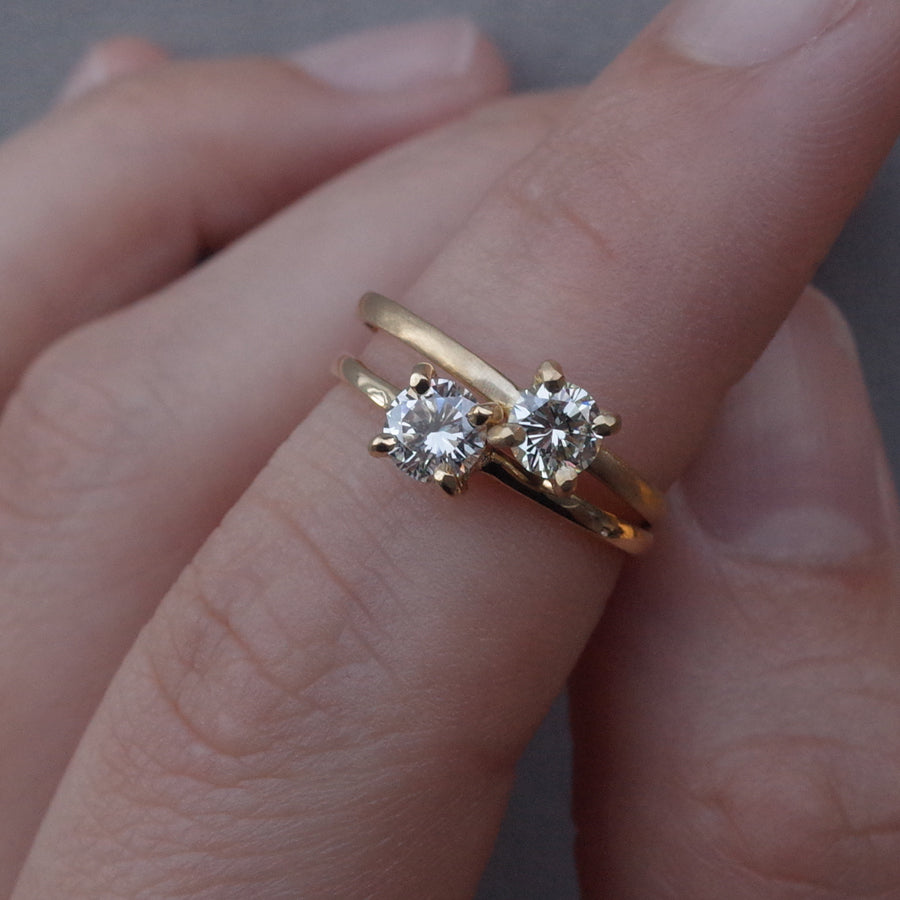 K18 Diamond Ring  №1540