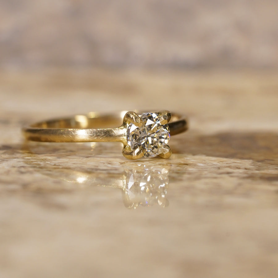 K18 Diamond Ring  №1541