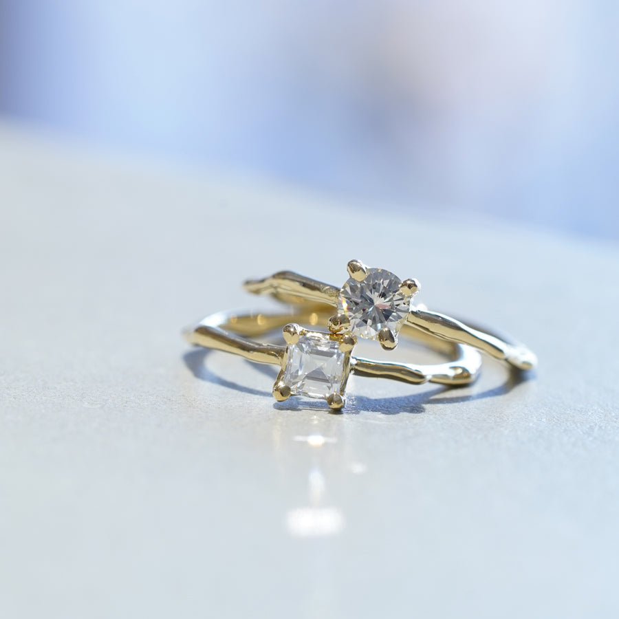K18 Diamond Ring  №1551