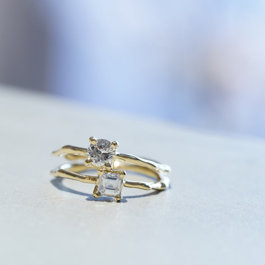 K18 Diamond Ring  №1551