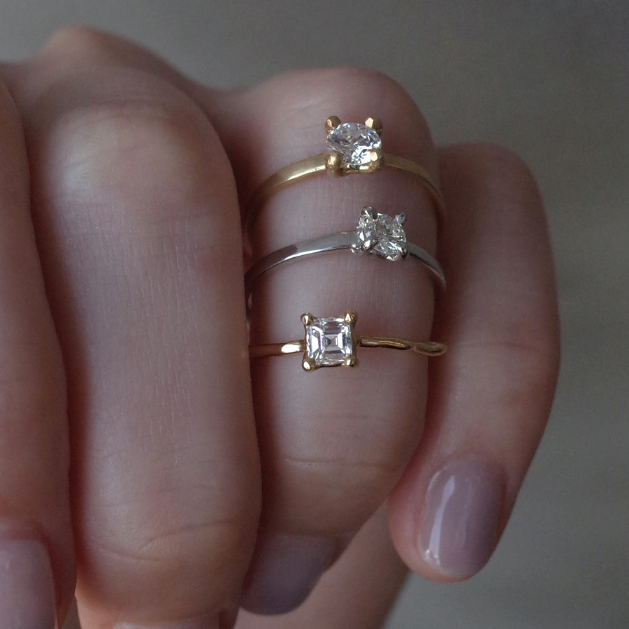 K18 Diamond Ring No.1509
