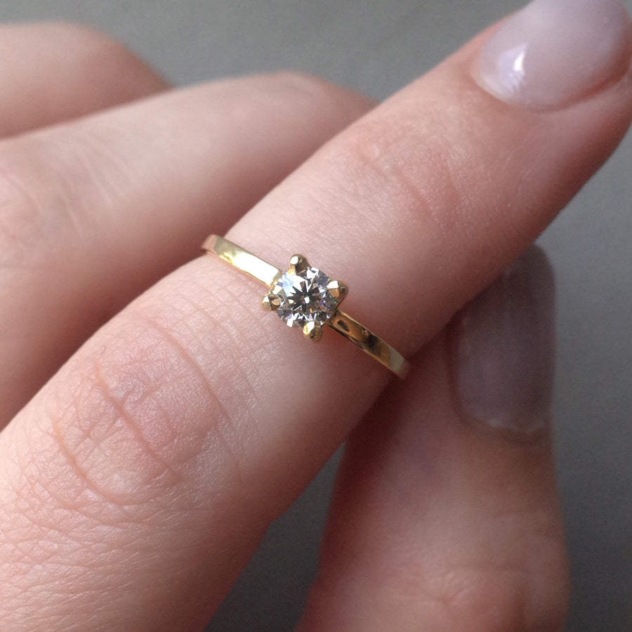 K18 Diamond Ring No.1509