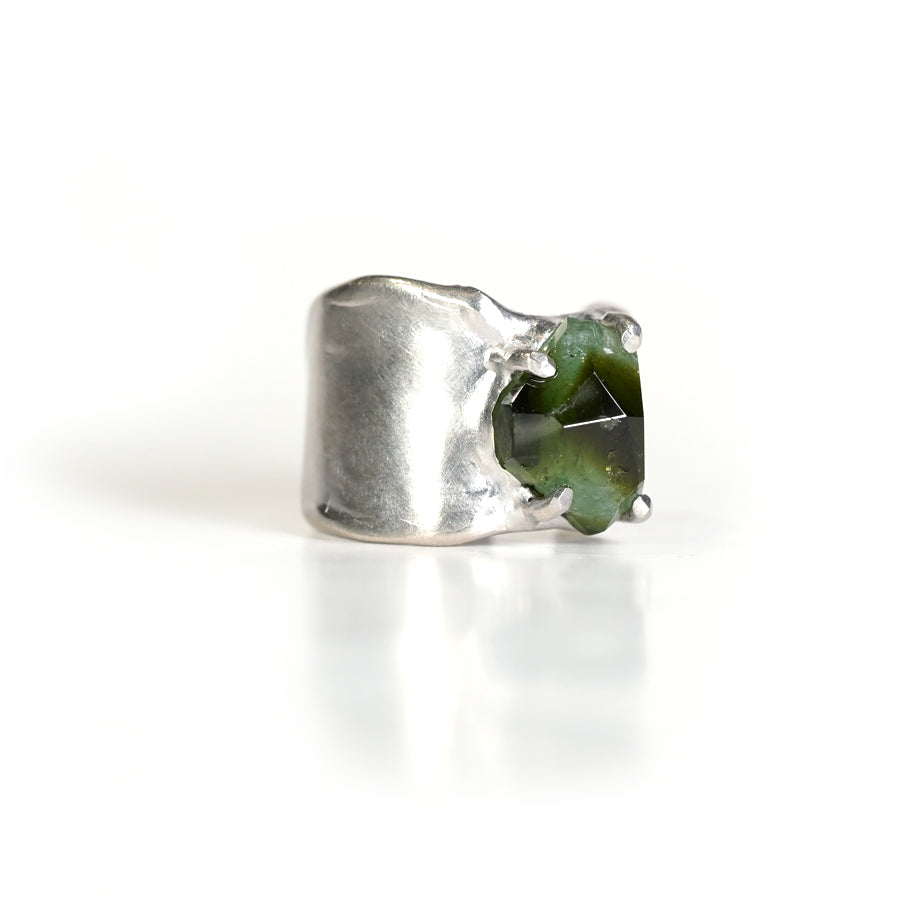 Charm Ring №1091 / Herkimer Diamond