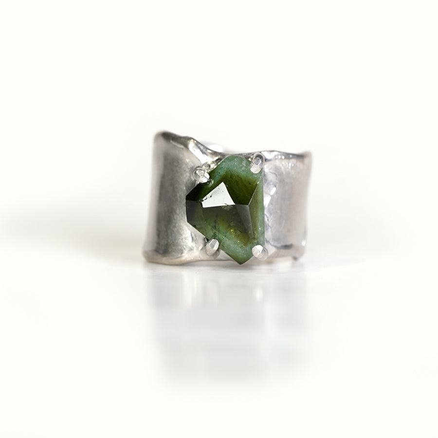 Charm Ring №1091 / Herkimer Diamond