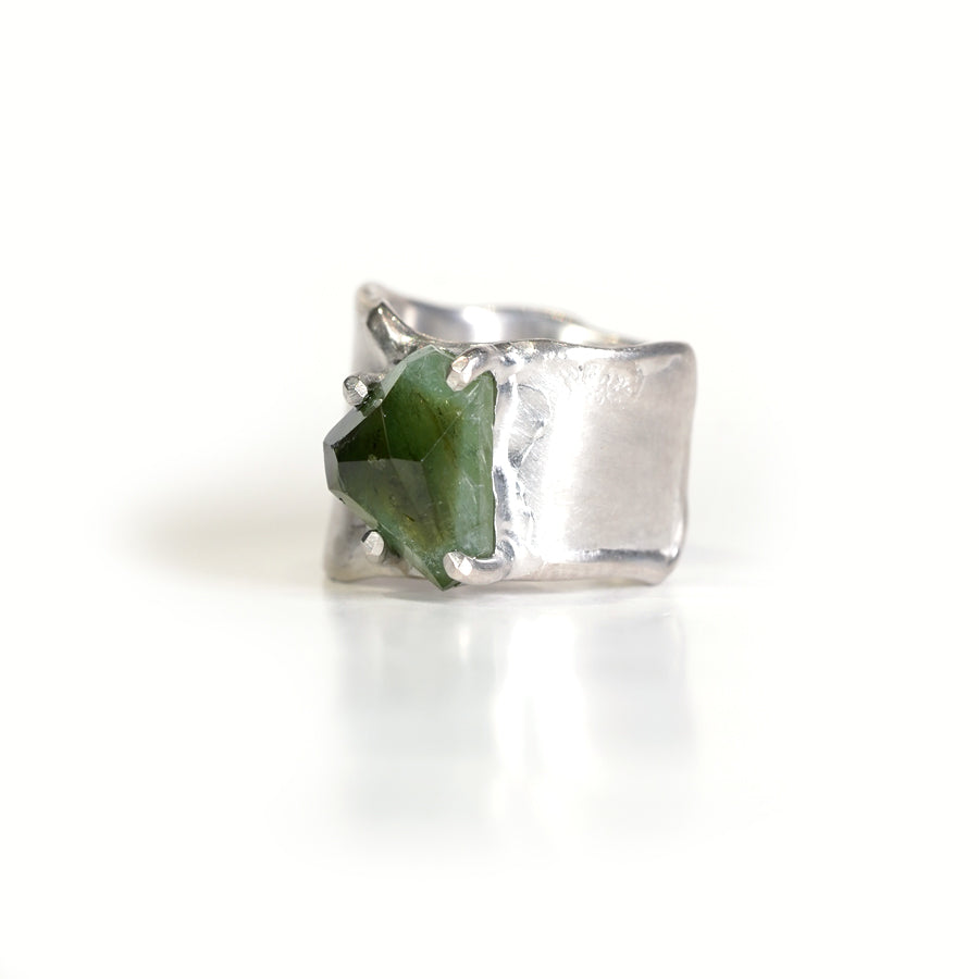 Charm Ring №1091 / Herkimer Diamond