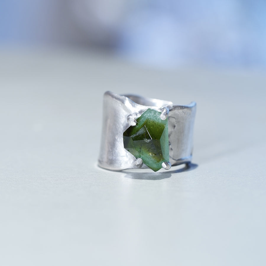 Charm Ring №1091 / Herkimer Diamond