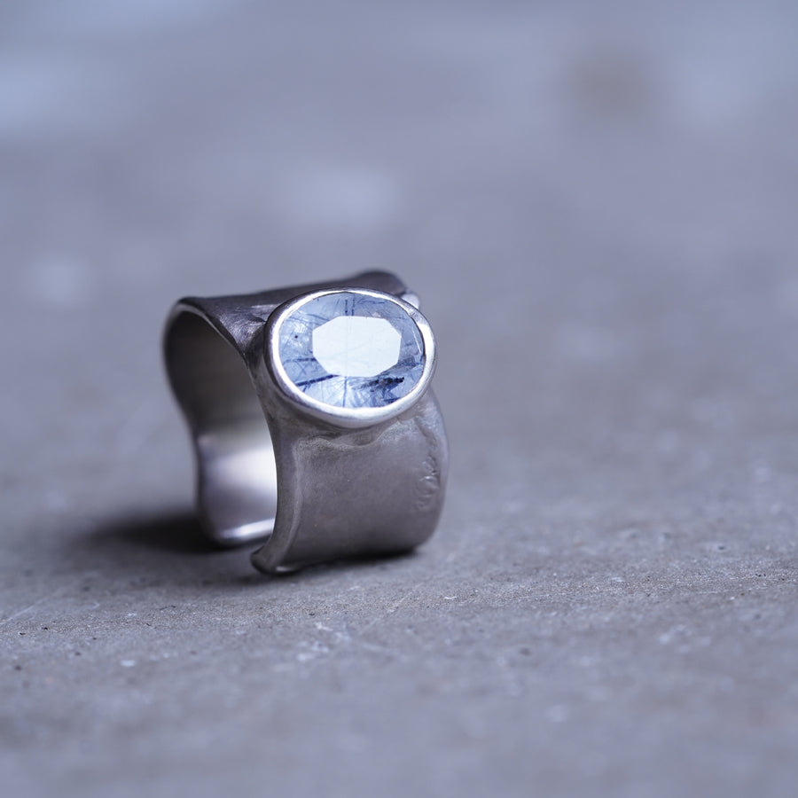 Charm Ring №1091 / Herkimer Diamond
