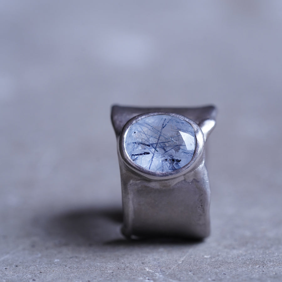 Charm Ring №1091 / Herkimer Diamond