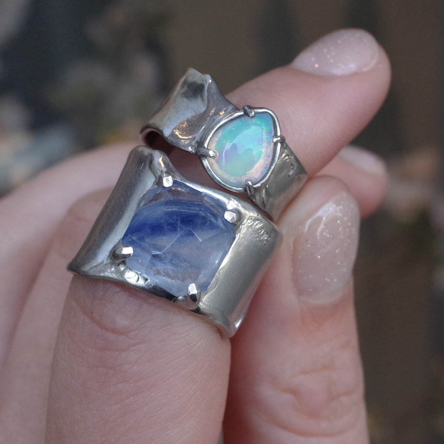 Charm Ring №1091 / Herkimer Diamond