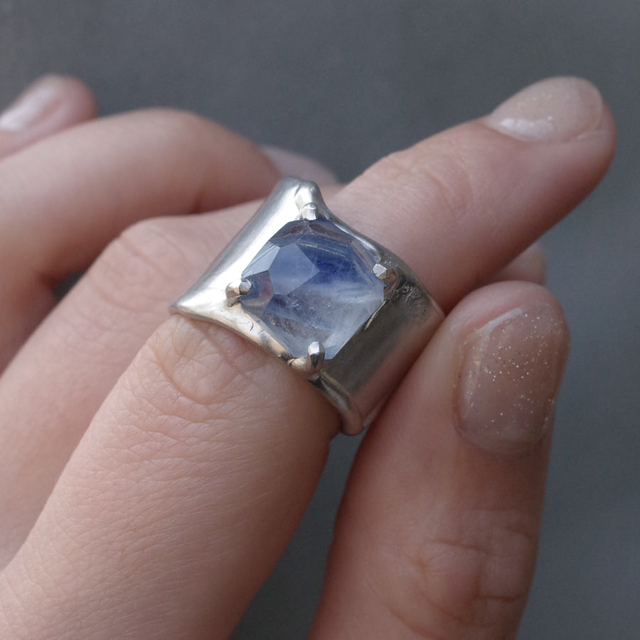 Charm Ring №1091 / Herkimer Diamond
