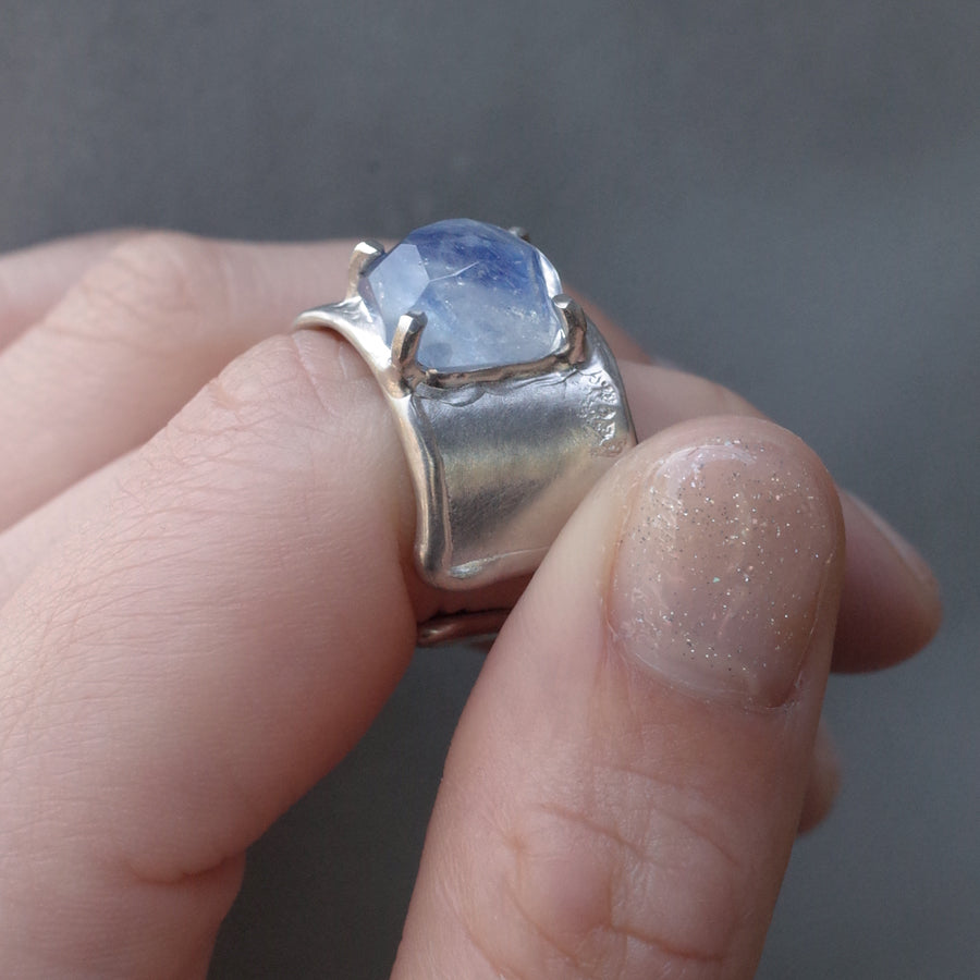 Charm Ring №1091 / Herkimer Diamond