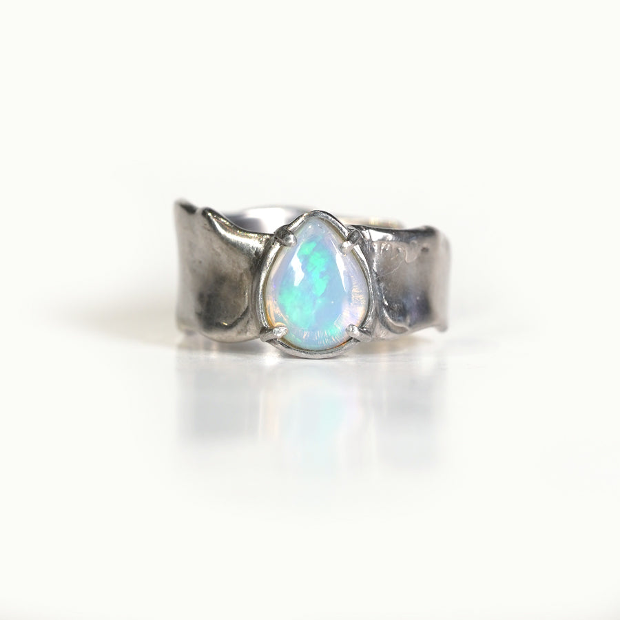 Charm Ring №1091 / Herkimer Diamond