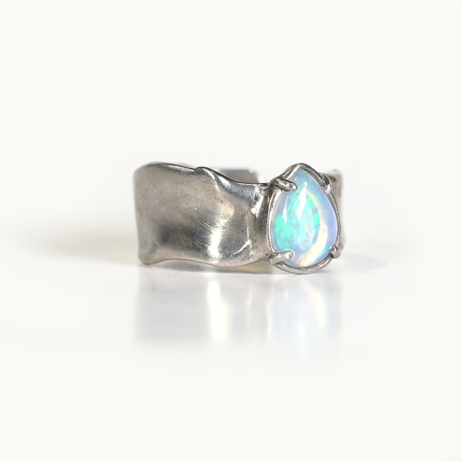 Charm Ring №1091 / Herkimer Diamond
