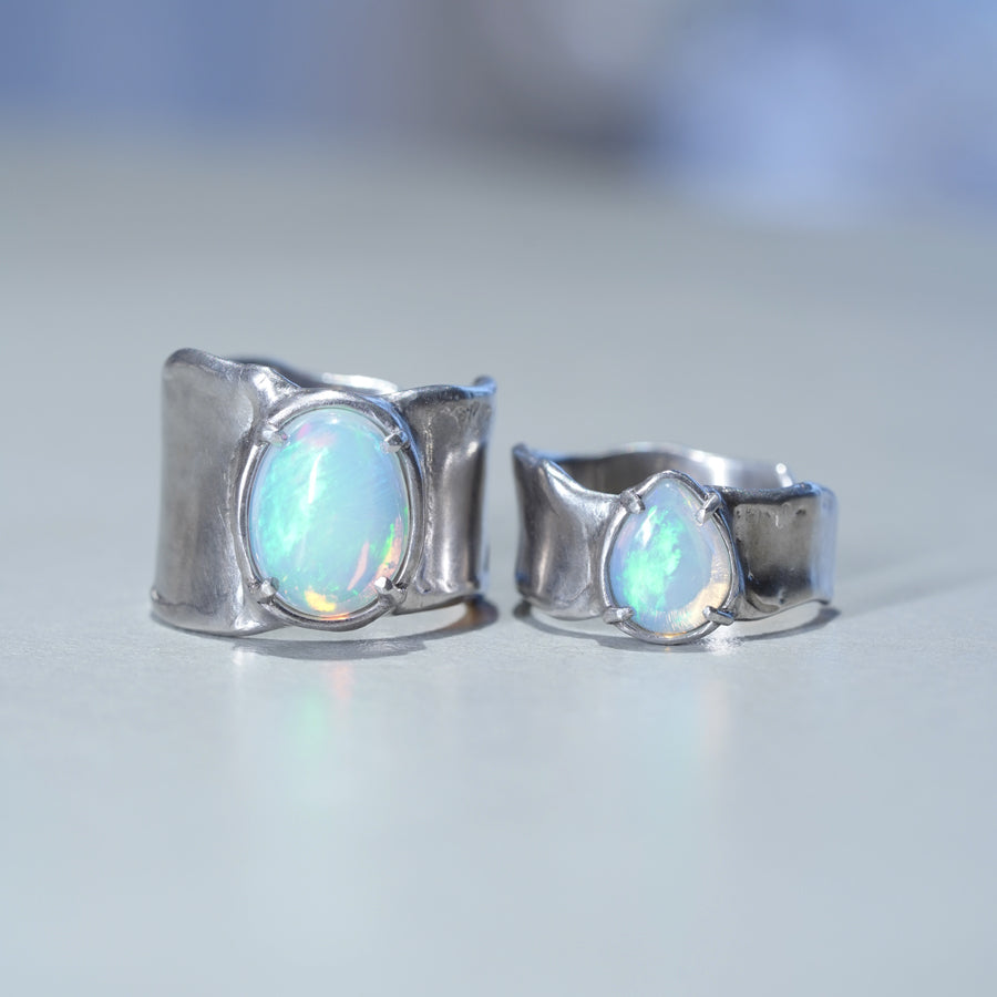 Charm Ring №1091 / Herkimer Diamond
