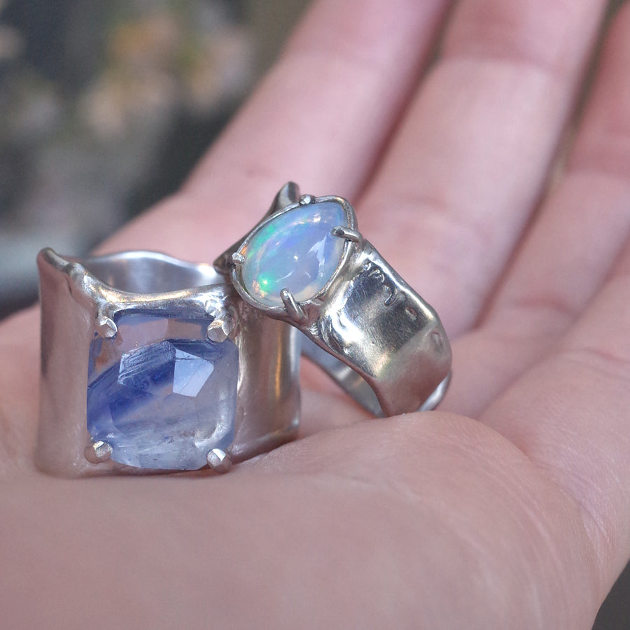 Charm Ring №1091 / Herkimer Diamond