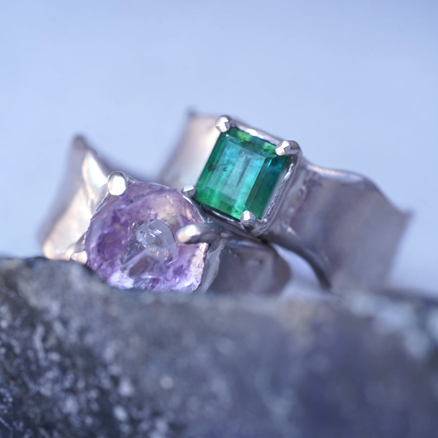 Charm Ring  №1716/ Tourmaline