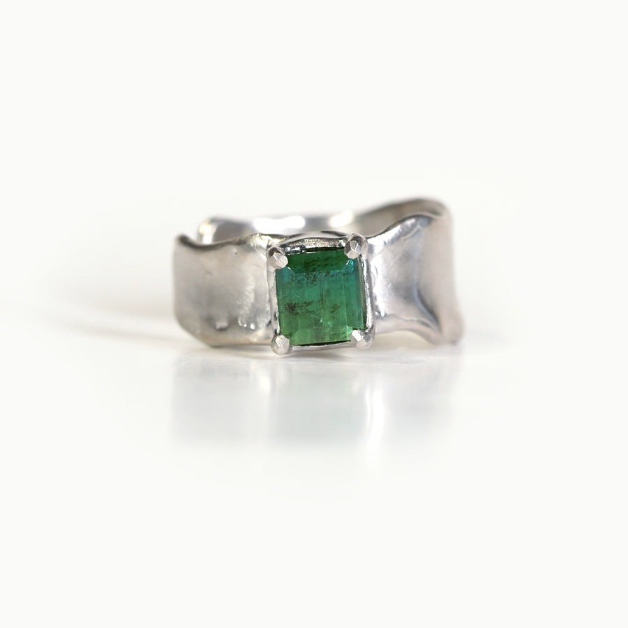 Charm Ring №1091 / Herkimer Diamond