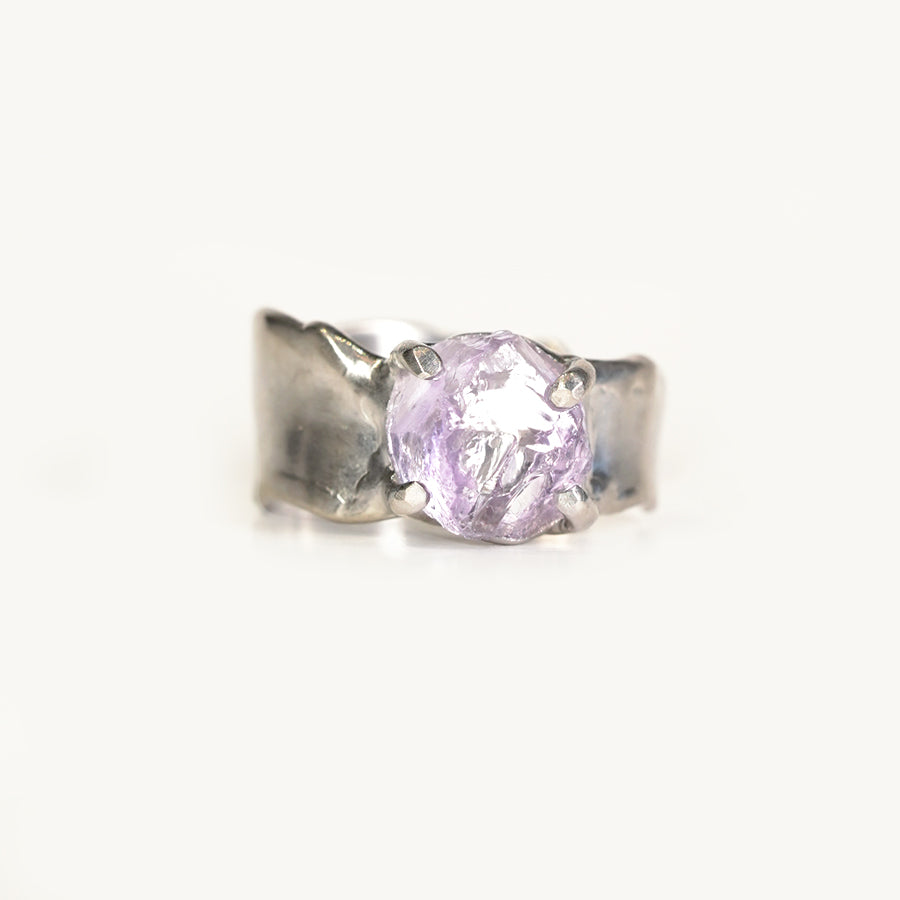 Charm Ring  №1719/ Amethyst