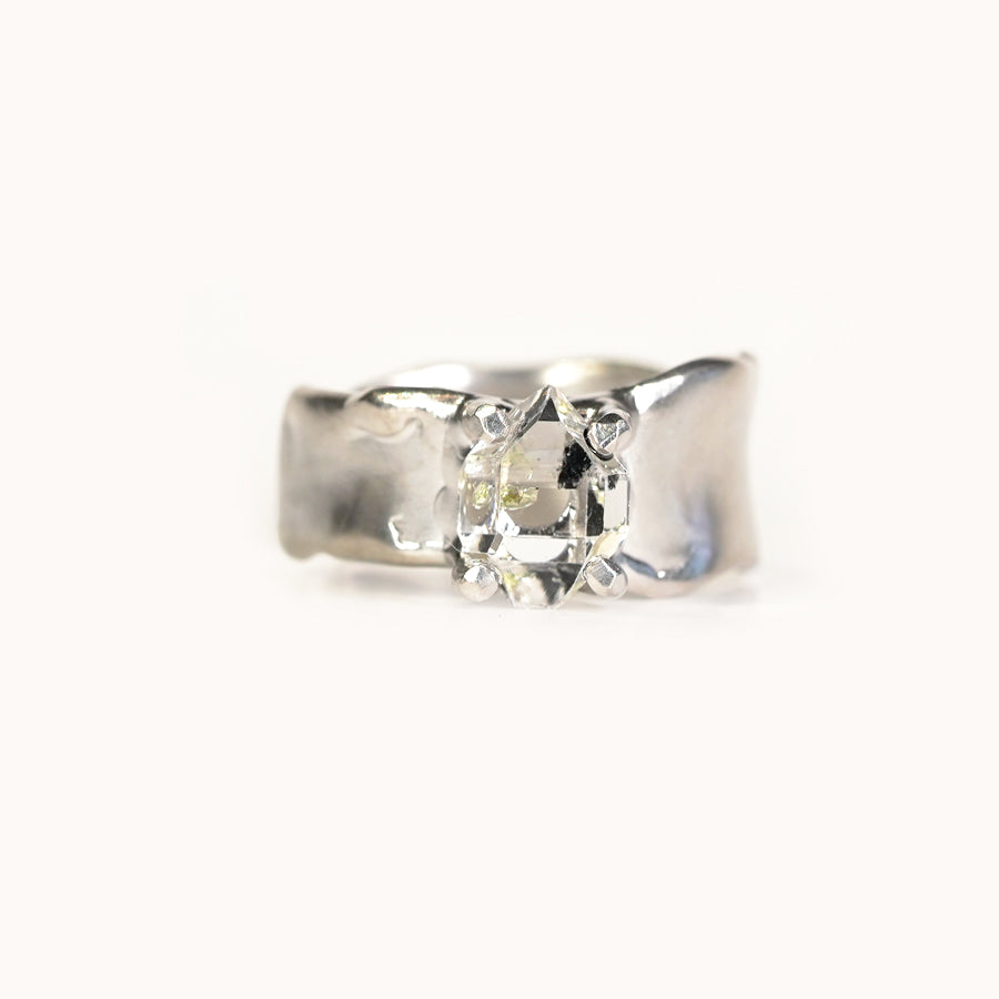 Charm Ring  №1723/ Herkimer Diamond