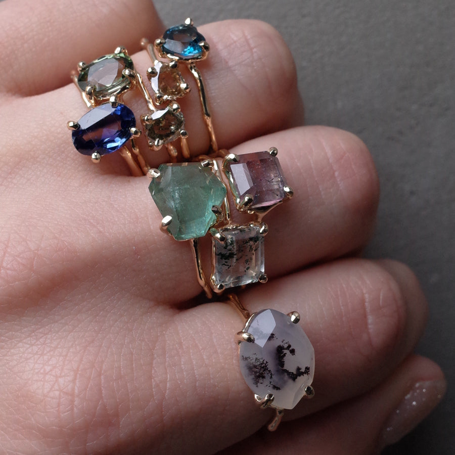 Charm Ring No.1728/  Tourmaline