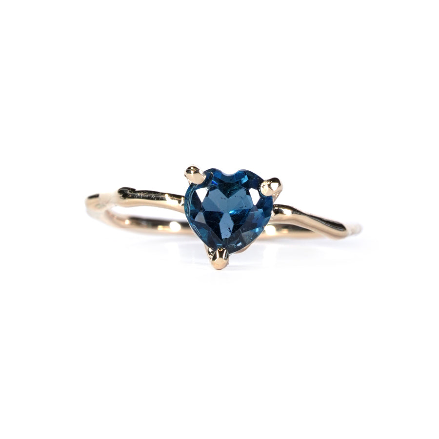 Charm Ring No.1730/  London Blue Topaz
