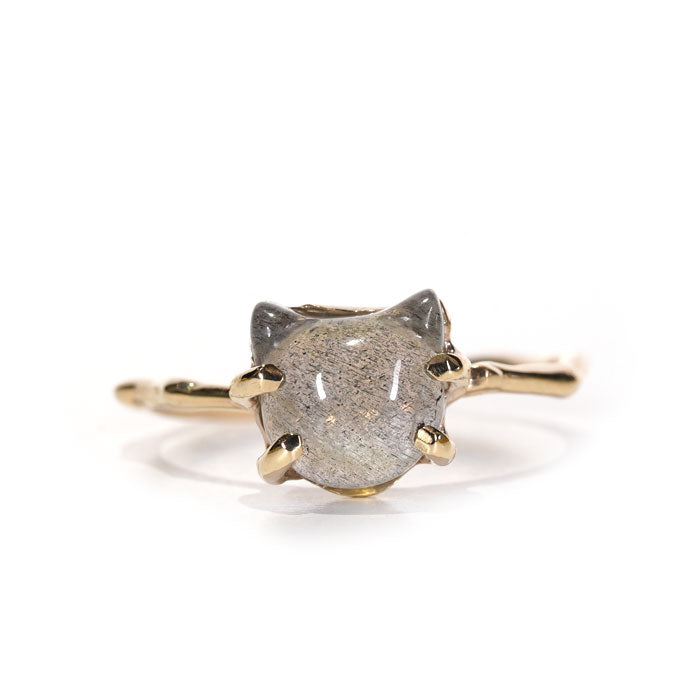 Charm Ring No.1757/ Labradorite