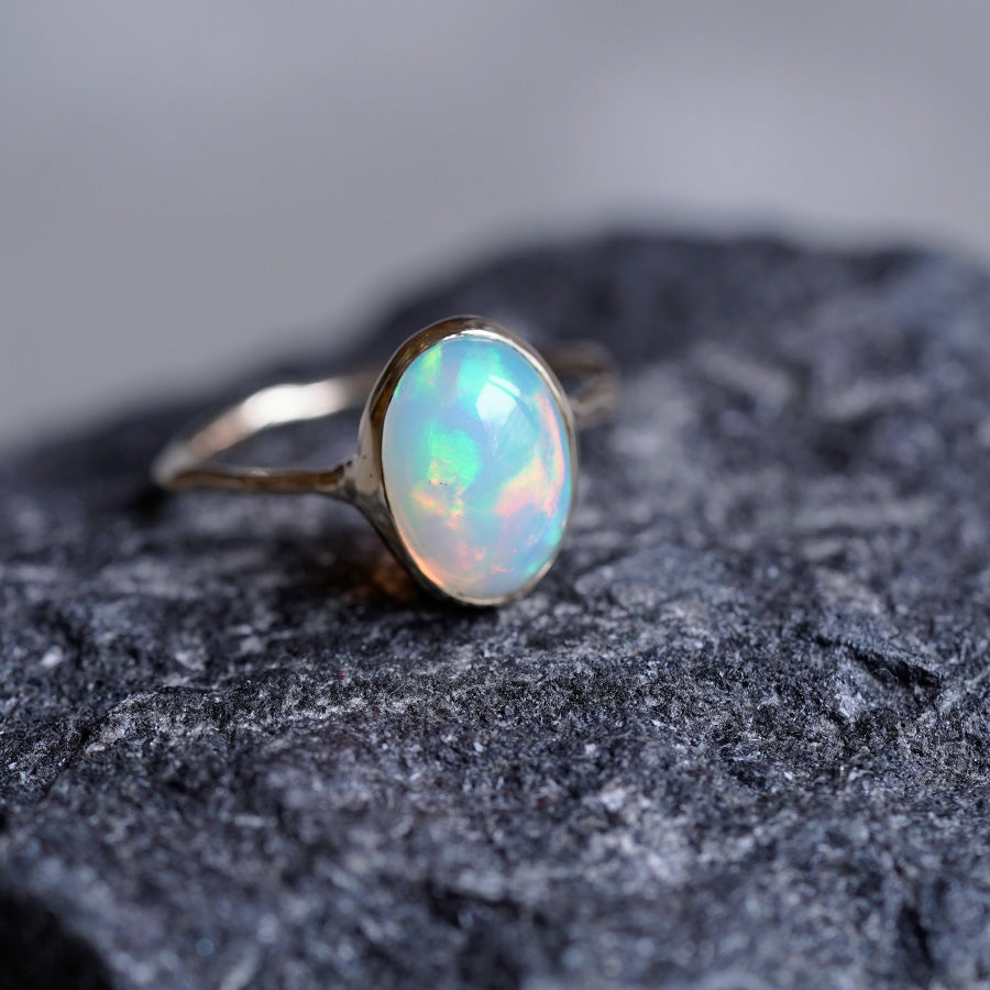 Charm Ring No.1777/  Opal