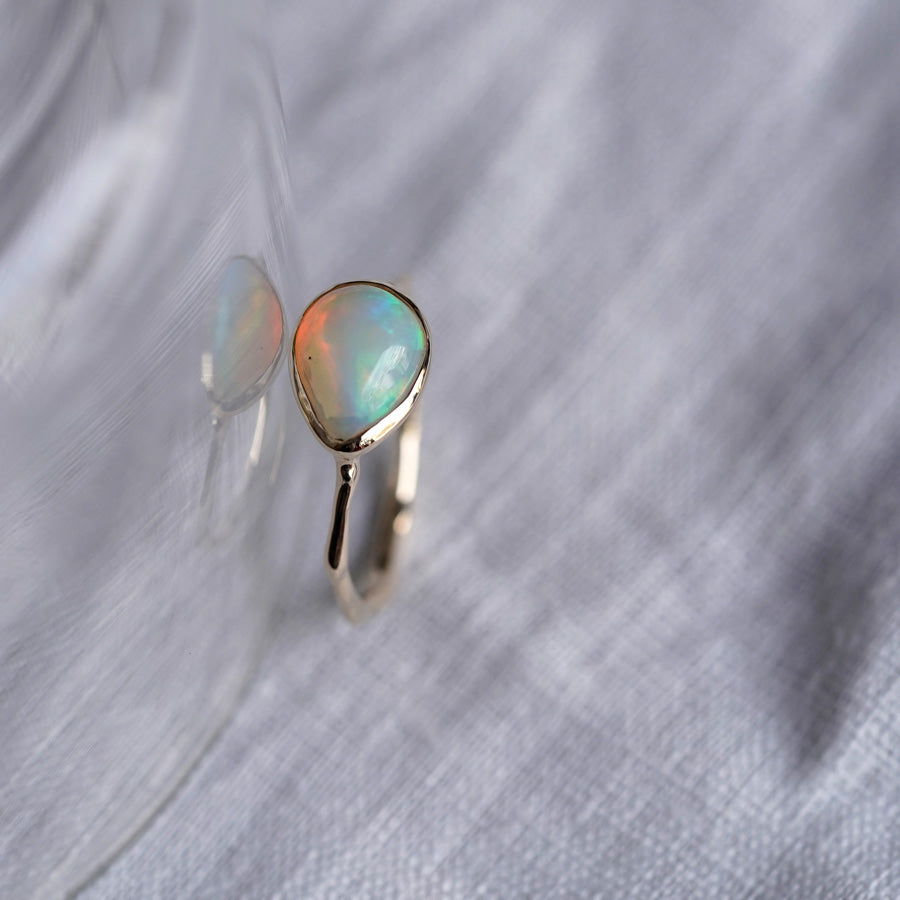 Charm Ring No.1779/  Opal