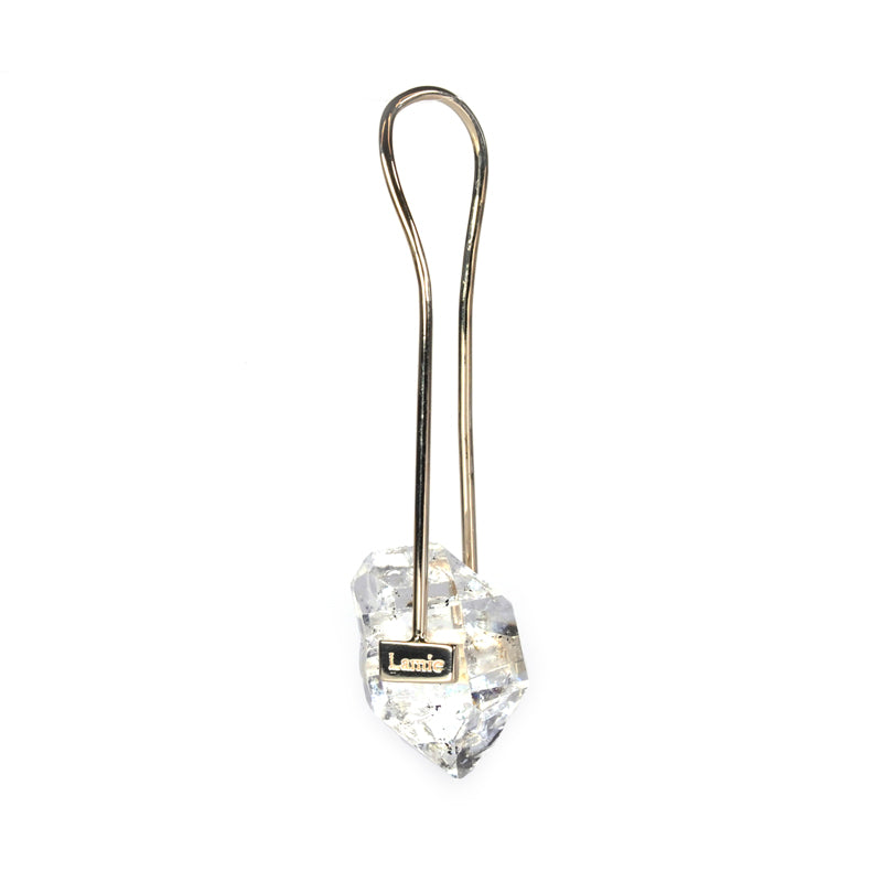 Bag ピアス  №1885/Herkimer Diamond