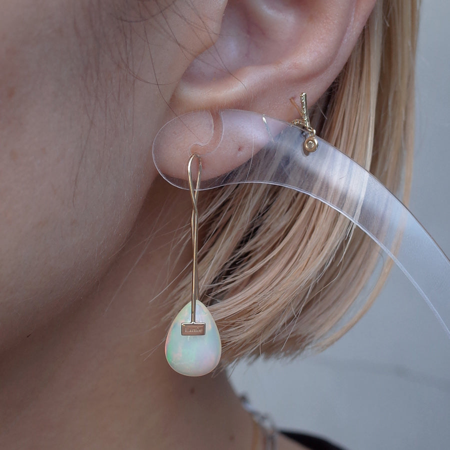 Bag Earrings No.1985/ Opal